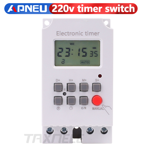 KG316 S High Load 30A 220V 7 Days Weekly Digital Electronic Lighting Timer Interval 1 Second Power Direct Output ► Photo 1/6
