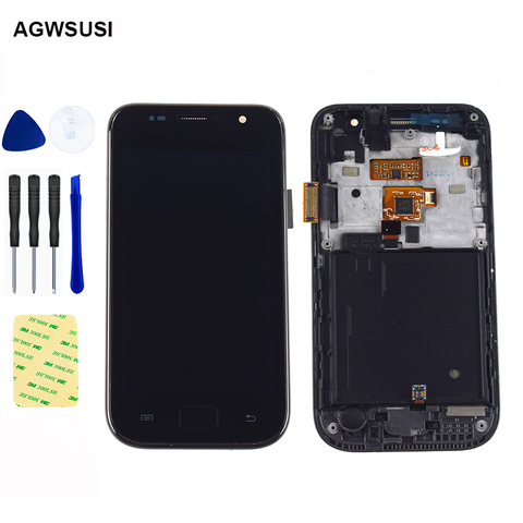 Black For Samsung Galaxy SL i9003 GT-i9003 LCD Display Monitor + Touch Screen Digitizer Sensor Panel Glass Assembly ► Photo 1/6