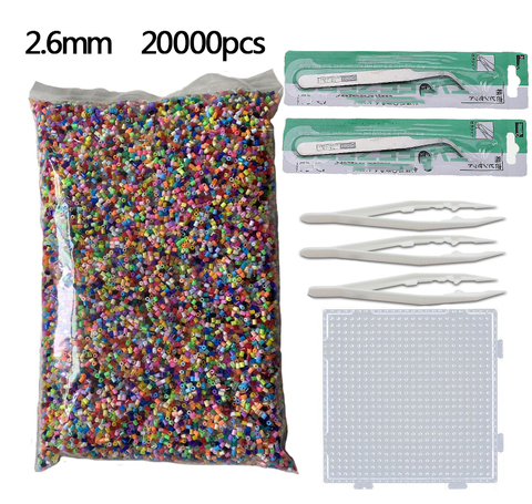 1000 pcs/Bag 5mm Hama Beads Puzzle Perlen Iron Beads Diy Perler Fuse Bead  Intelligence Educational Toys