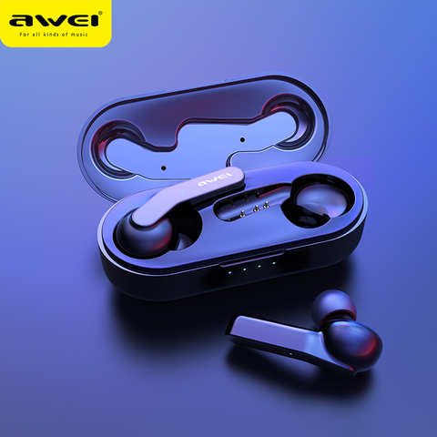 AWEI ACE-G1 TWS Wireless Bluetooth Gaming Earphones With Microphone SBC Noise Cancelling Waterproof For Video Sport Earbuds ► Photo 1/6