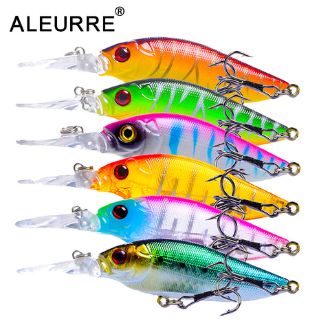 1PCS Quality Laser Minnow Fishing Lure 12.5g 11cm Hard Crankbait Wobblers Artificial Floating Jerkbait Trolling Bass Isca Carp ► Photo 1/6