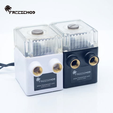 FREEZEMOD water cooler 12V integrated water tank pump ceramic bearing 450L flow 2022 model. PUB-12WX ► Photo 1/6