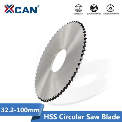 XCAN 1pc 32.2-100mm 60T 72T 120T HSS Circular Saw Blade Slitting Saw For Cutting Tubes,Pipes Metal Cutting Disc ► Photo 1/3