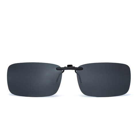 Rectangle Polarized Clip On Sunglasses Women Men Filp up Sunglasses for Prescription Glasses UV400 ► Photo 1/4