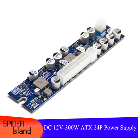 DC 12V 300W DC ATX Peak PSU Pico ATX Switch Mining PSU 24pin MINI ATX PC Power Supply For Computer 300W Power Module ► Photo 1/6