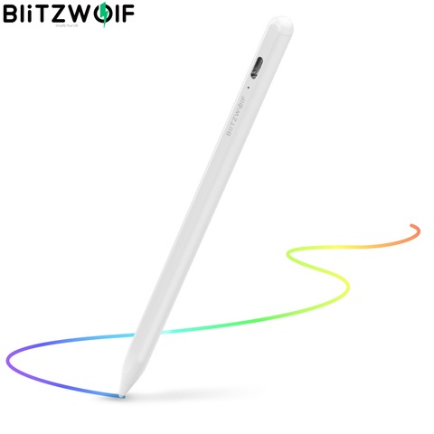 BlitzWolf BW-SP1 Rechargeable Active Stylus Digital Pen Palm Rejection for iPad Universal Tablet Smartphone Capacitive Screen ► Photo 1/1