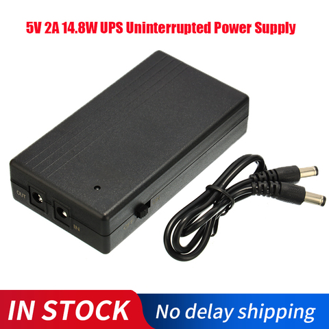Uninterruptible Power Supply 5V 2A 14.8W Multipurpose Mini UPS Battery Backup Security Standby Power Supply For Camera Router ► Photo 1/6