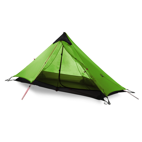 LanShan 1 3F UL GEAR 1 Person Oudoor Ultralight Camping Tent Single Man 3 Season Professional 15D Silnylon Rodless Tent ► Photo 1/6