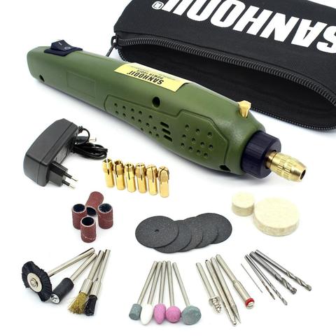 16000rpm Rotary Tool Set Electric Mini Drill Engraver Kit with Accessories Power Tools for Craft Projects Sculpture Engrave ► Photo 1/6
