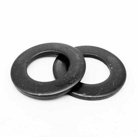 5/50pcs M2 M2.5 M3 M4 M5 M6 M8 M10 M12 M14 M16 M20 M22 M24 GB97 DIN125 Black Grade 8.8 Carbon Steel Flat Washer Plain Gasket Pad ► Photo 1/1