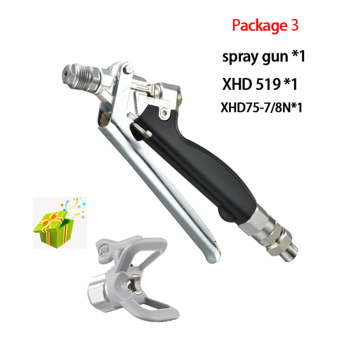 PHENDO Inline Heavy-duty Texture Gun Graco 245820 Spray Equipment Linear Texture Gun connect 3/8NPS XHD519 TIP Putty Spray Gun ► Photo 1/6