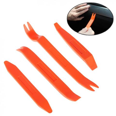 4pcs/lot Plastic Auto Car Pry Tools Car Door Cip Panel Trim Dash Audio Radio Removal Installer Vehicle Dismantling Device ► Photo 1/6