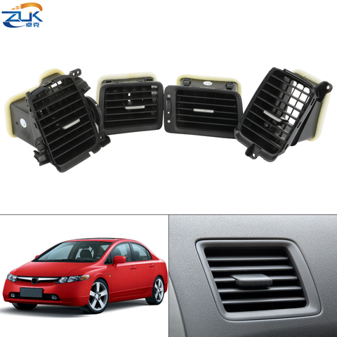 ZUK Driver Passenger Side AC Air Conditioner Vent Outlet For HONDA CIVIC FA1 FD1 FD2 2006 2007 2008 2009 2010 2011 Car Styling ► Photo 1/6