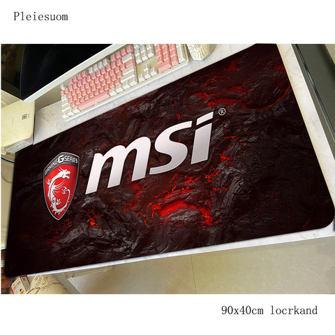 msi mousepad Boy Gift gaming mouse pad 90x40cm pc computer gamer accessories large mat Kawaii laptop desk protector pads ► Photo 1/5