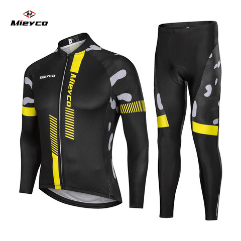 Mieyco Men's Cycling Jersey Ropa Maillot Ciclismo Hombre Pro Team MTB Bicycle Clothing Mountain Bike Road Bicycle Bib Pants Sets ► Photo 1/6