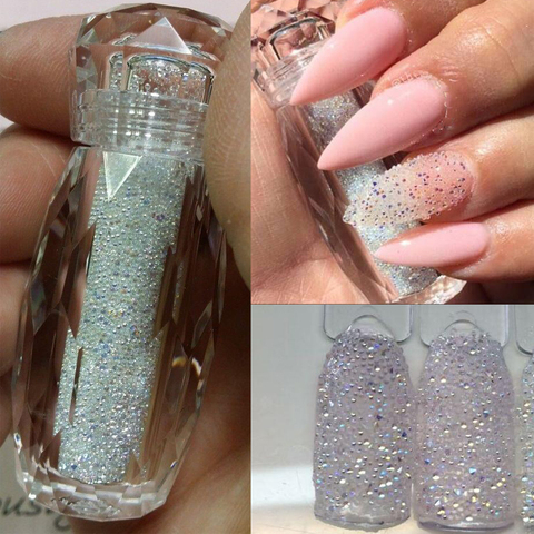 10style 0.6-1.2mm Crystal Nail Art Micro Zircon Nail Caviar Zircon Micro Beads Nail Art Rhinestone Nail Glitter DIY Crystal Gems ► Photo 1/4