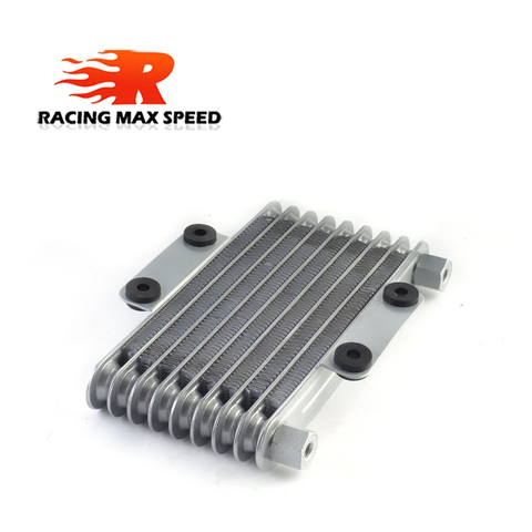 Motorcycle Oil Cooler Oil Engine Radiator For 125CC - 250CC Dirt Bike ATV silver SO-10 ► Photo 1/6