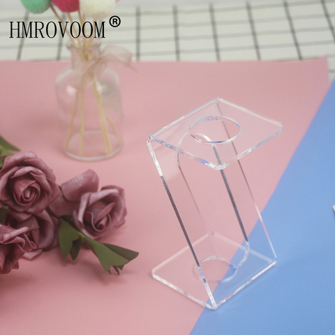 HMROVOOM 1/2/3/4/6/8/16 Holes Acrylic Ice Cream Cone Holder Waffle Cone Holder Stand  Rack Tray Holder ► Photo 1/5