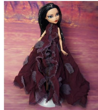 Doll Evening Dress Monstering High Doll Dressing Soft Casual Wear Handmade Clothes Outfit Doll Clothing Set For 1/6 Doll Toys ► Photo 1/6