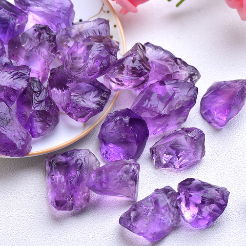 Natural Crystal Mixed Stone Amethyst Tumbled Chips Crushed Stone Healing Crystal Jewelry Making Home Decor Or Fish Tank Stone ► Photo 1/6