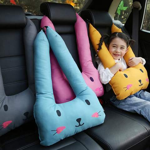 Cartoon Cute Car Seatbelt Shoulder Pad Soft PP Cotton Seat Safety Belt Cover for Children Kids Headrest Cushion Sleeping Pillows ► Photo 1/6