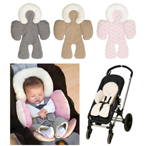 Baby stroller cushion car seat accessories Carriage thermal pad liner children shoulder belt strap cover Neck Protection ► Photo 1/6
