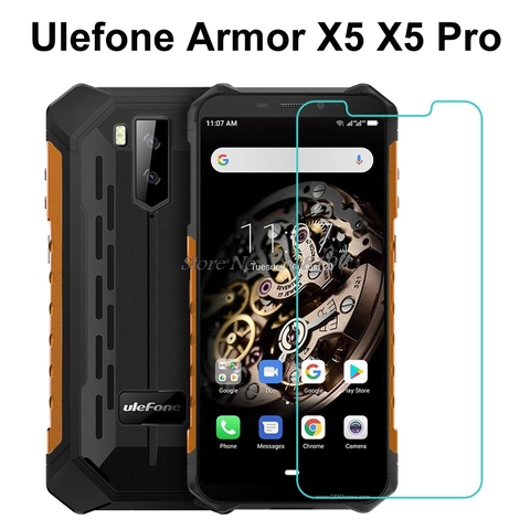 For Ulefone Armor X5 Protective Glass On For Ulefone Armor X5 Pro Screen Protector Protect Film Tempered Glass Ulefone Armor X5 ► Photo 1/6