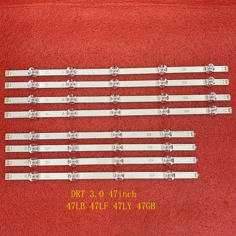 8 PCS/set LED Backlight strip for LG 47LB563V 47LB561V 47LB5610 47LB582V 47LB5820 47LB5500 47LB550B 47LY330C 47LB585V 47LB650V ► Photo 1/6