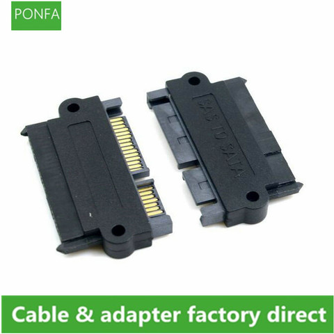 SFF-8482 SAS 22 Pin to 7 Pin + 15 Pin SATA Hard Disk Drive Raid Adapter converter with 15 Pin Power Port adaptador ► Photo 1/2