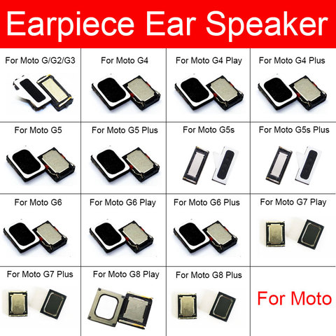 Earpiece Speaker For Motorola Moto G G2 G3 G4 G5 G5S G6 G7 G8 Play Plus Power Ear Speaker Sound Earphone Ear Piece Flex Cable ► Photo 1/6
