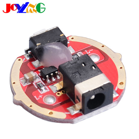 JYL3014 Circuit Board 3 Modes 3.7V Middle Switch with Charging Port Flashlight LED Driving Plate 5W Diameter 21mm ► Photo 1/5