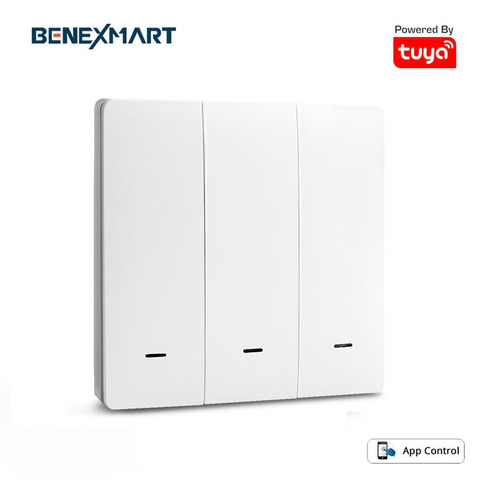 Benexmart Tuya Zigbee Wireless Smart Switch 123 Gangs Control Smart Home Device And Scene With One Click On/Off Light Switch ► Photo 1/6