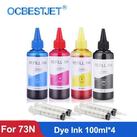 Refill Dye Ink For 73N T0731 -T0734 For Epson Stylus T20 T21 TX100 TX200 TX210 T40W CX7300 CX8300 C79 C90 CX5900F CX5500 Printer ► Photo 1/6