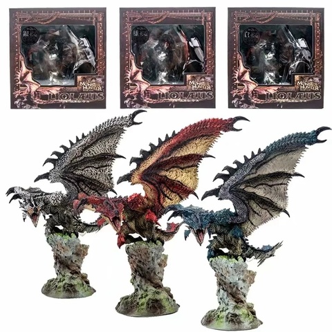All series Monster Hunter Game Dragon PVC Action Figure Toy Japan Anime Monster Hunter World PS4 Dragon Figure Collectible Model ► Photo 1/6