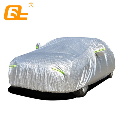 Universal cotton car covers Winter for outdoor dustproof rainproof snowproof and UV Full car cover For suv sedan hatchback ► Photo 1/5