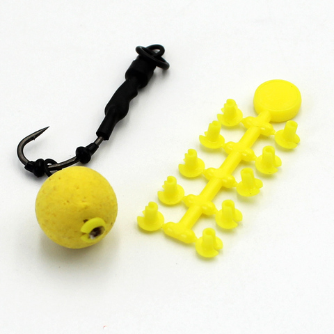 5PCS Carp Fishing Bait Boilies Hair Stops for Boilie Bait Dumbell Shape Small Fishing Bobber Stop Stoppers Tackle Tool ► Photo 1/6