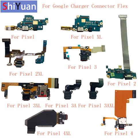 Charging Port Dock USB Plug Charger Board Flex Cable PCB For Google Pixel 1 XL 2 2XL Pixel 3 3XL 3A 3AXL 4 4XL Connector Flex ► Photo 1/6