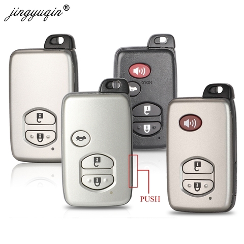 jingyuqin Smart Remote Key Case 2/3/4 Buttons Fob Shell For Toyota Aurion Avalon Landcruiser Camry Highlander RAV4 ► Photo 1/6