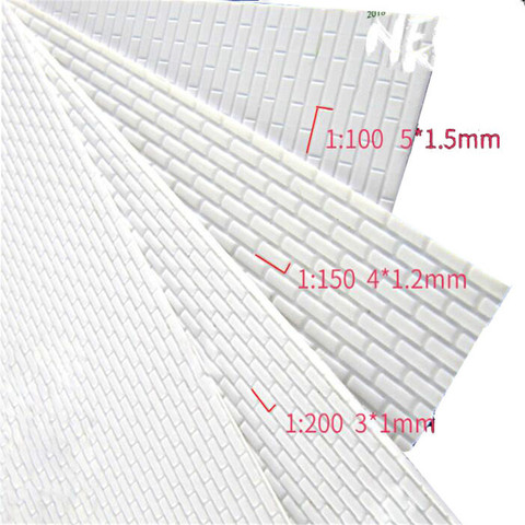 2022 New Abs Sheet 1/100 1/150 Scale 20*30cm For Architectural Building Diy Model Scenery Layout ► Photo 1/6