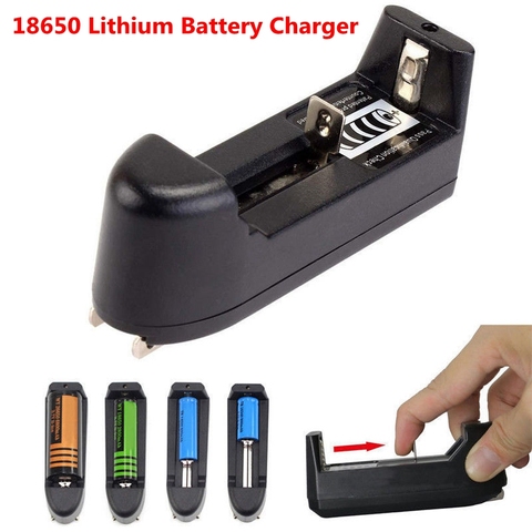 18650 Lithium Battery Charger For 3.7V 18650 16340 14500 Li-ion Rechargeable Battery Multifunction Portable Charger EU/US Plug ► Photo 1/6