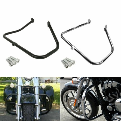 Motorcycle Engine Guard Highway Crash Bar Fit For Harley Touring Electra Glide Road King FLHT 1997-08 ► Photo 1/6
