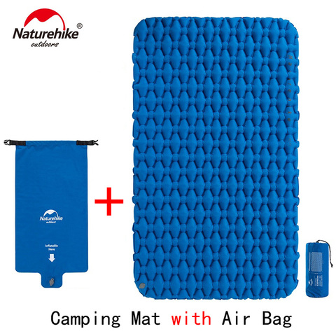Naturehike Inflable 2 Person Camping Mat Bed Inflatable Air Mattress Sleeping Pad Ultralight Portable Air Pad Camping Picnic Pad ► Photo 1/6