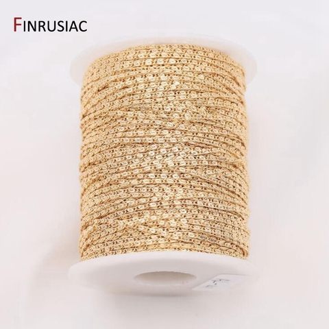 14k Real Gold Plated DIY Chain For Jewelry Making 1.9mm Chains Wholesale Handmade Jewellery Making Supplies ► Photo 1/6