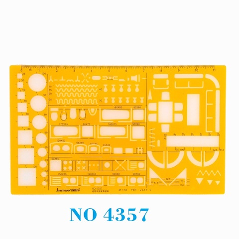 1:50 Architecture Decoration Furniture Design Symbols Drawing Drafting Template Stencil  No 4357 ► Photo 1/6