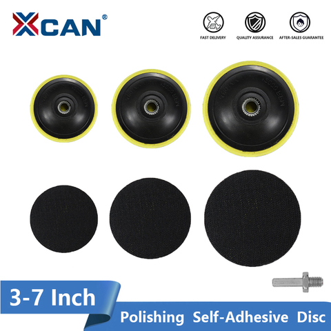 XCAN Polishing Self-Adhesive Disc 3-7 Inch Polishing Pad M10 80mm~180mm For Car Buffing Plate Disc Tools Polish Sticky Plate ► Photo 1/6