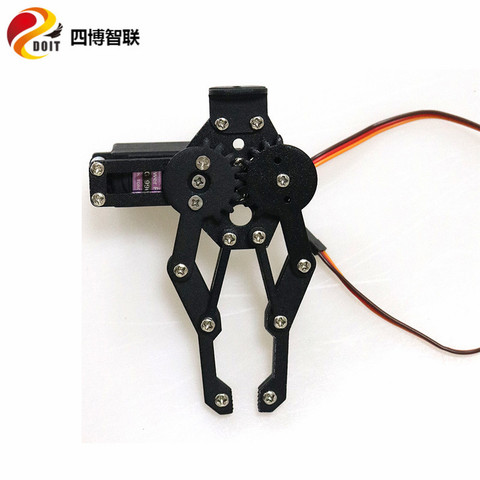 SZDOIT Metal 1DOF Robot Arm Gripper Manipulator Mechanical Claw Industrial Robotic Clamp With High Torque Servo DIY For Arduino ► Photo 1/6