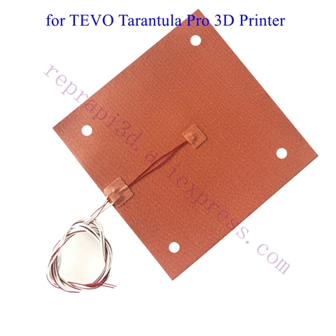 High Temperature Flexible 235 x 235mm Silicone Heater 24V 220V 120V Heated Bed Build Plate for TEVO Tarantula Pro 3D Printer ► Photo 1/5
