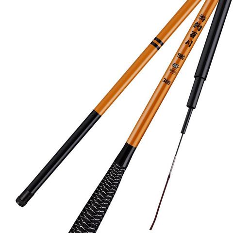 High Carbon Fiber Carp Fishing Rod 19 Tone Superhard Ultralight Taiwan Fishing Pole Hand Rod 2.7m 3.6m 4.5m 5.4m ► Photo 1/6