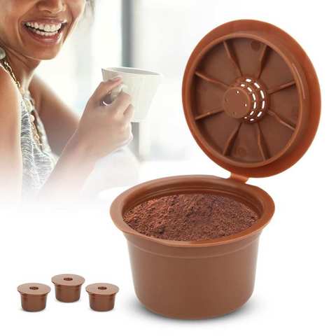 3Pcs Reusable Refillable Coffee Capsule Filter Cup Replacement Accessories Fit for Caffitaly Portable Coffee Filter Filter Cup ► Photo 1/6