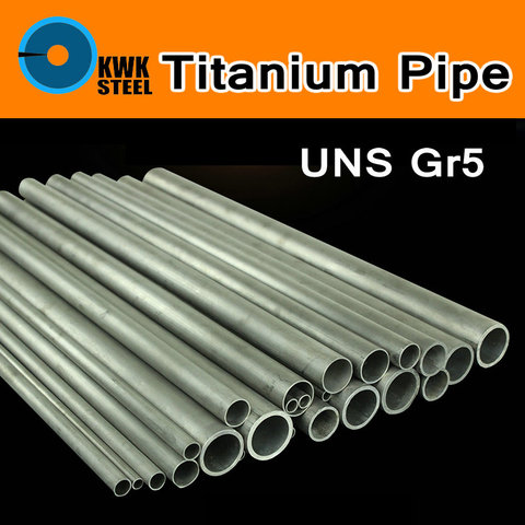 Titanium Alloy Pipe Tubular TA2 Titanium Ti Round Seamless Tube Tubing Piping DIY Material Anti-corrosion ► Photo 1/6
